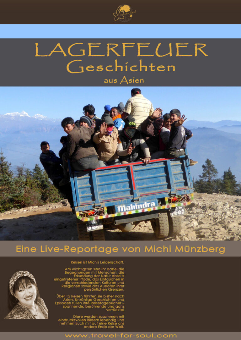 Lagerfeuergeschichten aus ASIEN – Plakat