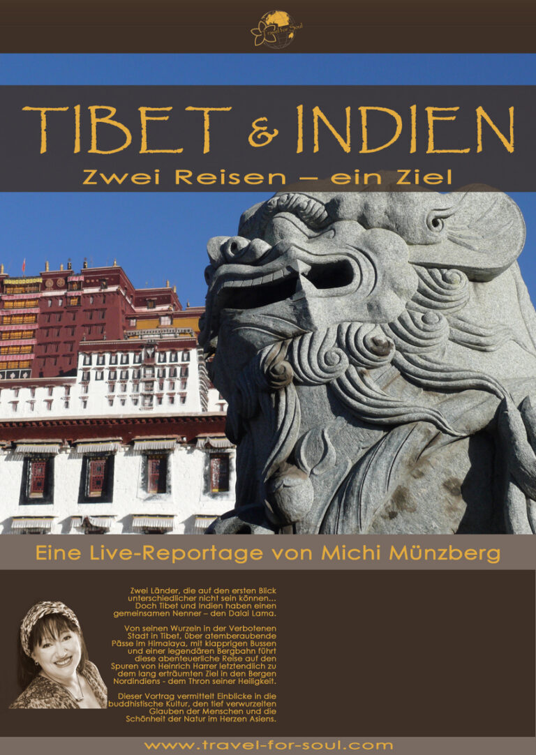 TIBET & INDIEN – Zwei Reisen, ein Ziel – Plakat